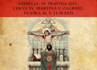 Tradicionalna Misa u Zagrebu 19. travnja 2015.