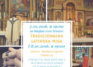 Tradicionalne Mise u Zagrebu 7. i 8. listopada