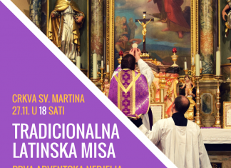 Tradicionalna Misa u Zagrebu na prvu nedjelju Došašća u 18 sati!