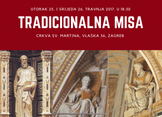 Tradicionalna Misa u Zagrebu 25. i 26. travnja 2017.