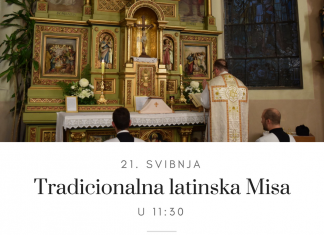 Tradicionalna Misa u Zagrebu 21.5.2017.