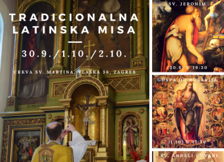 Tri dana tradicionalne latinske Mise u Zagrebu (30.9., 1. i 2.10.)