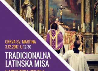 Tradicionalna Misa na prvu nedjelju Došašća (3.12.2017.)