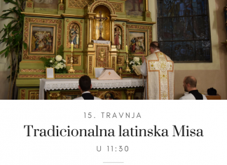 Tradicionalna Misa na drugu nedjelju po Uskrsu 15.4.2018.