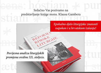 (03.09.2019.) Promocija knjige Reforma rimske liturgije mons. Klausa Gambera
