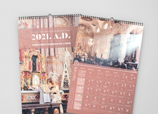 Zidni liturgijski kalendar za 2021. godinu