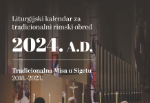 Zidni liturgijski kalendar za 2024. godinu